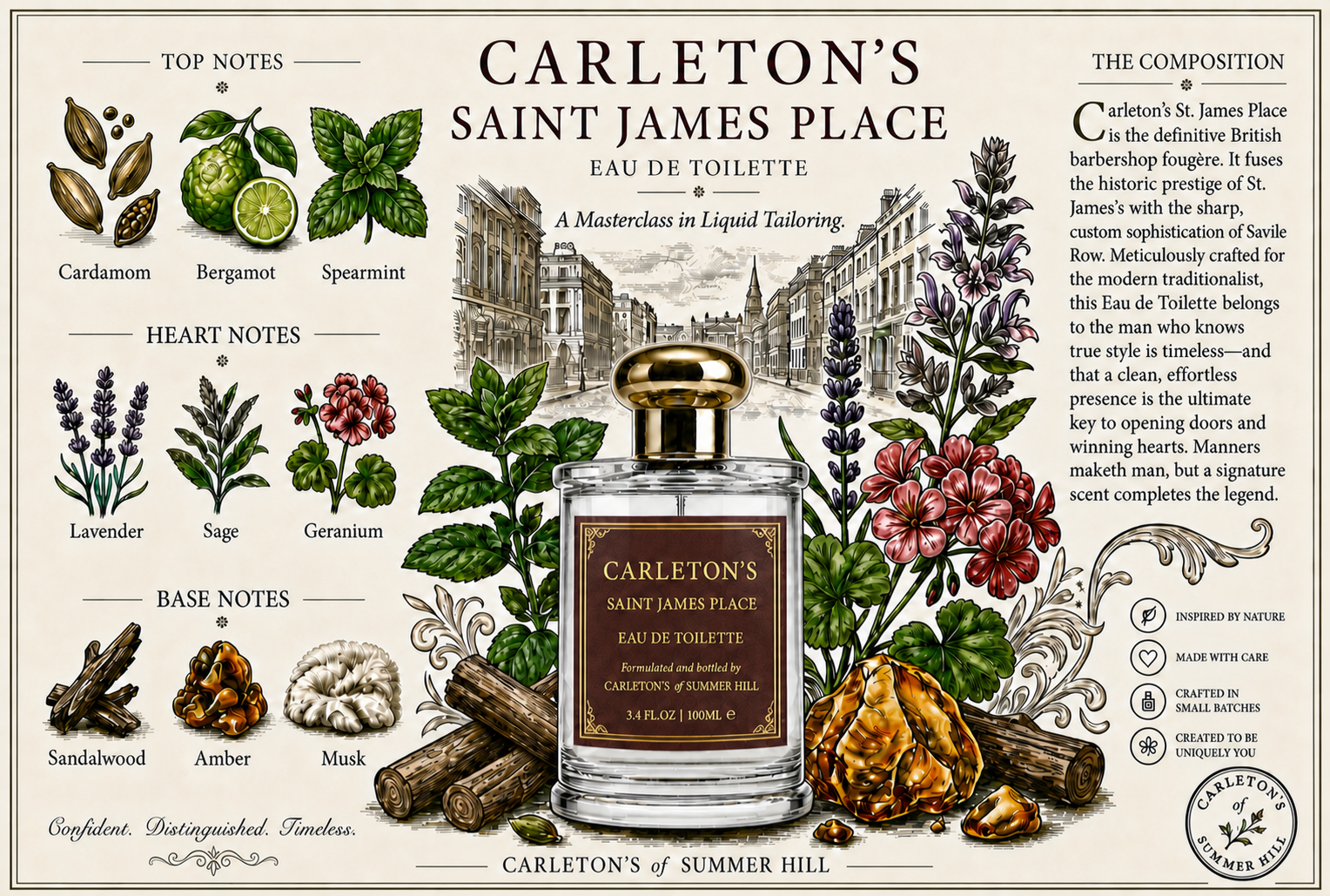 Saint James Place, 100ml | 3.4oz